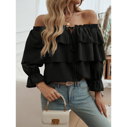 Women Solid Off-Shoulder Top