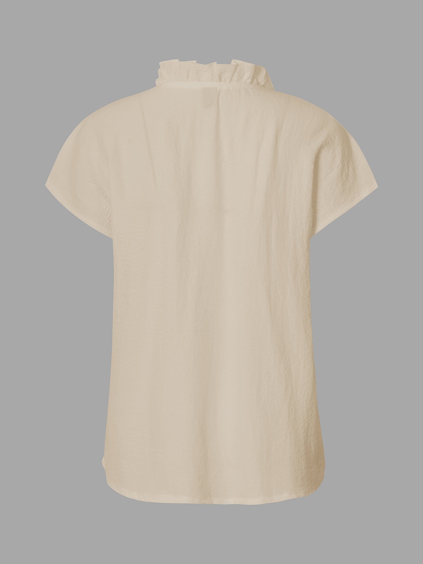 Women V-Neck Ruffles Top