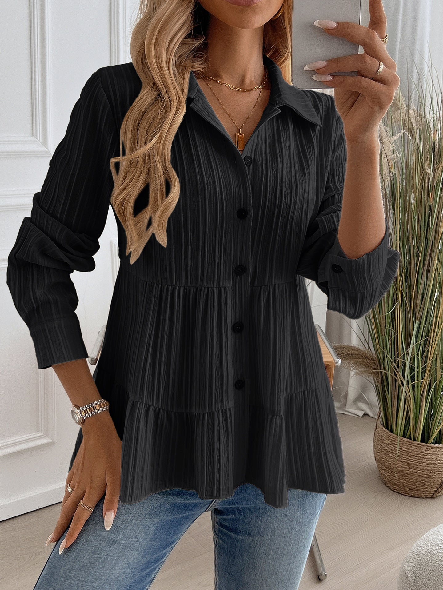 Women Opaque Casual Shirt