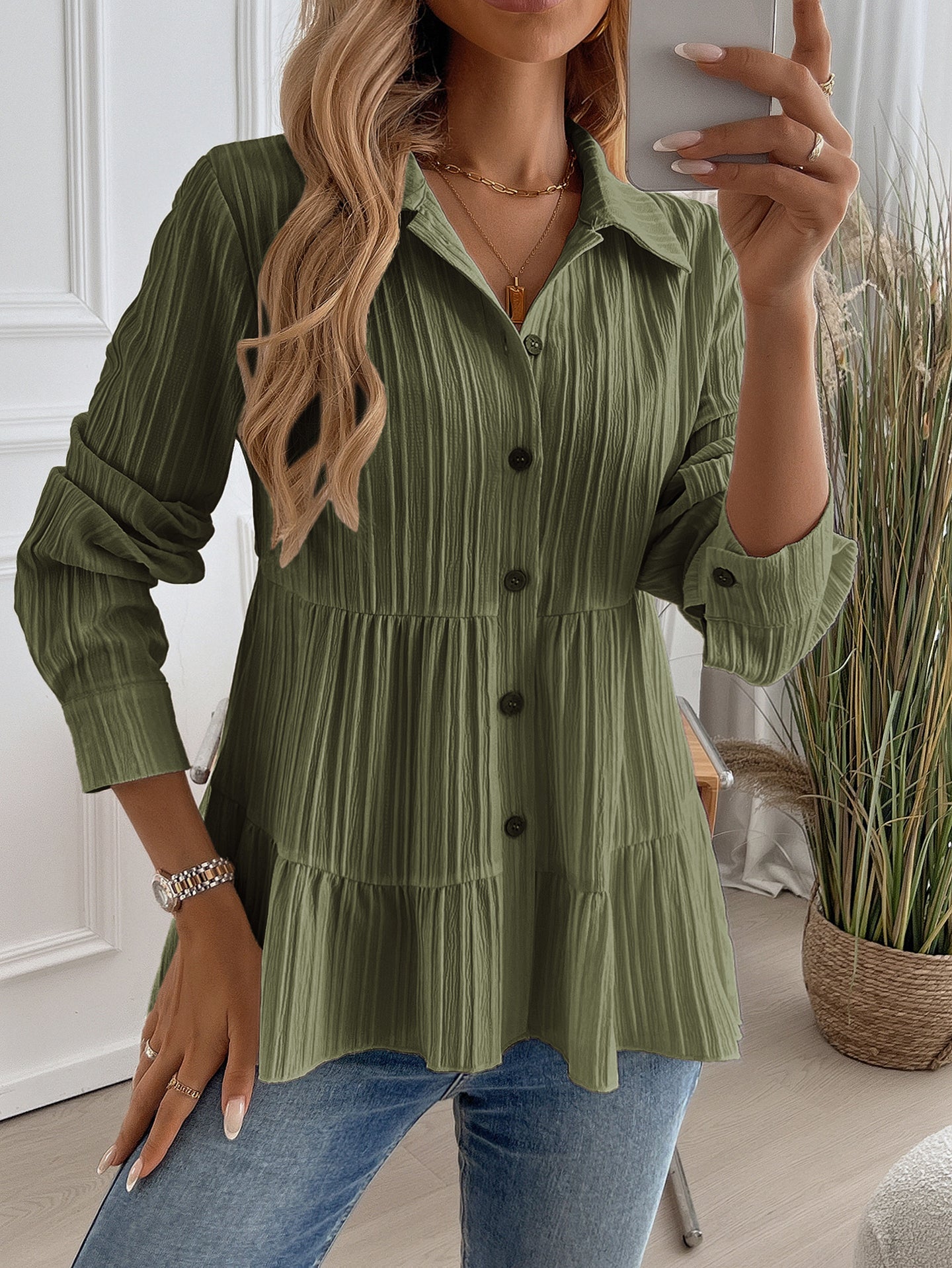 Women Opaque Casual Shirt