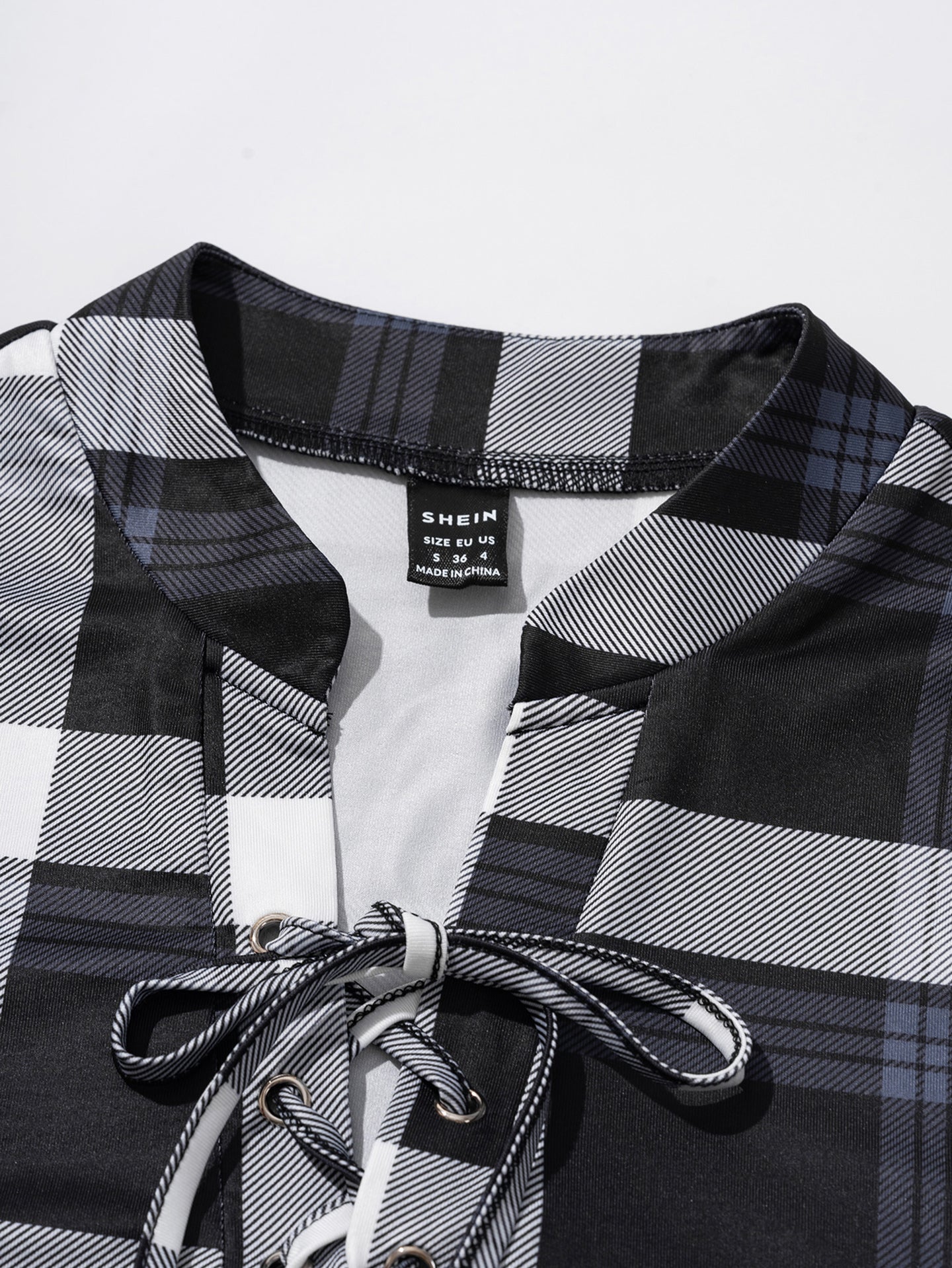 Women Checked Shirt Style Long Sleeves Top