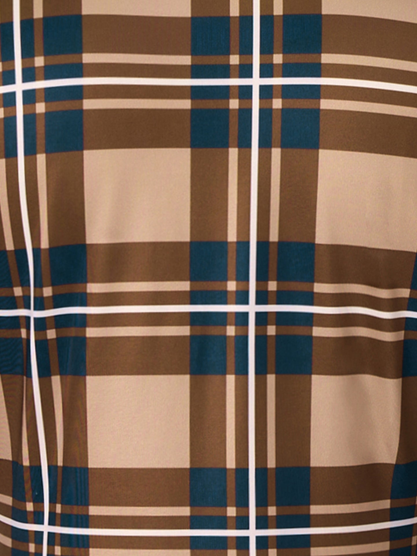 Women Checked Shirt Style Top