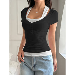 Women Solid Top