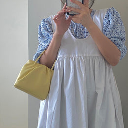 Handheld Bag with Quilted