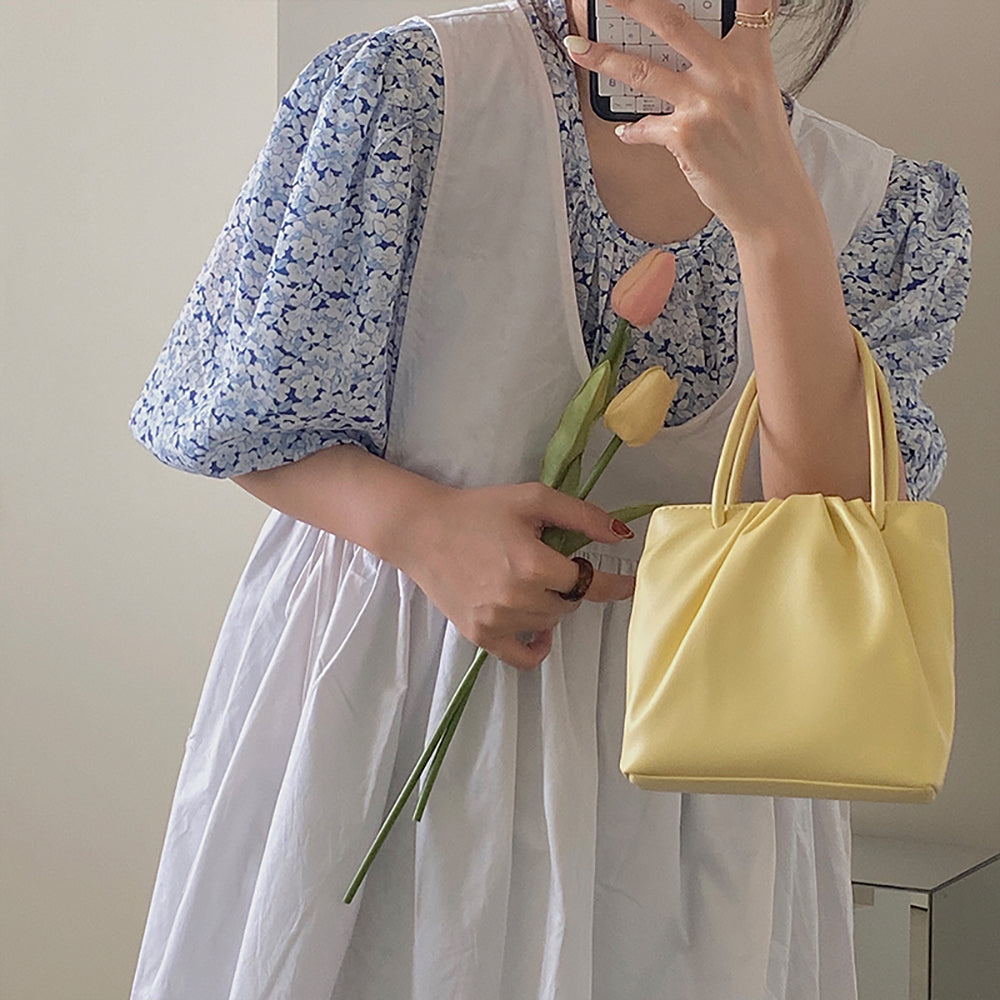 Handheld Bag with Quilted