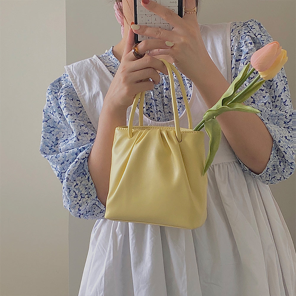 Handheld Bag with Quilted
