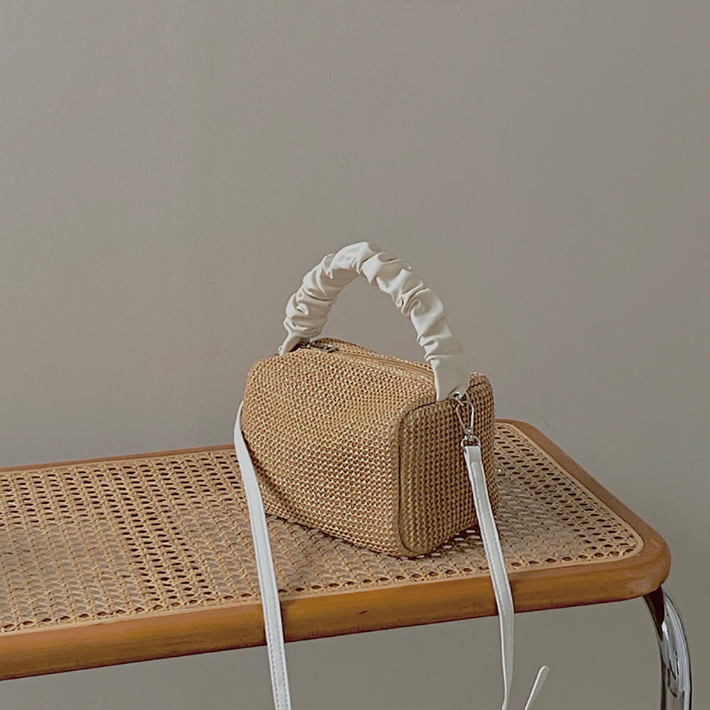 Textured Structured Sling Bag