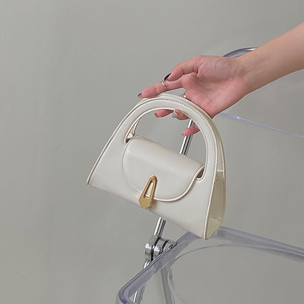 PU Satchel with Applique