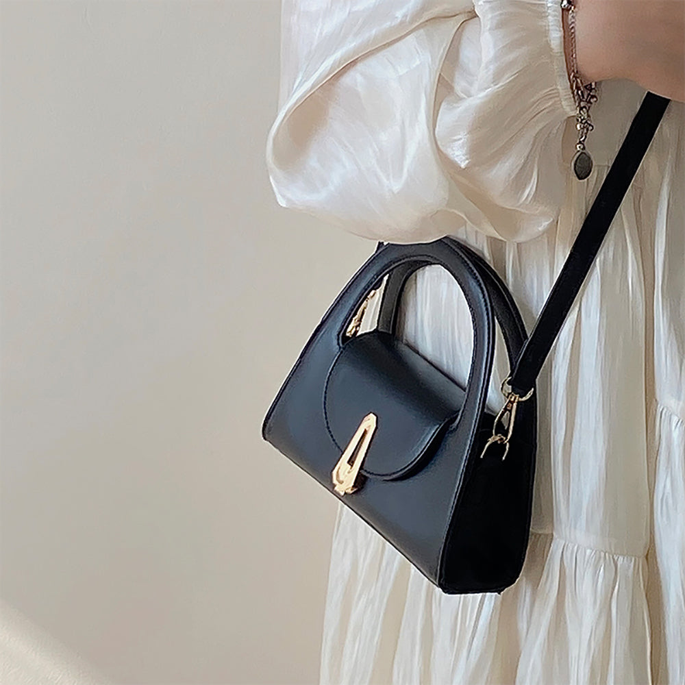 PU Satchel with Applique