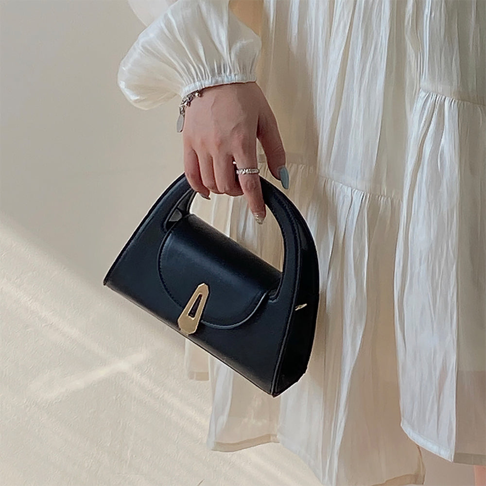 PU Satchel with Applique