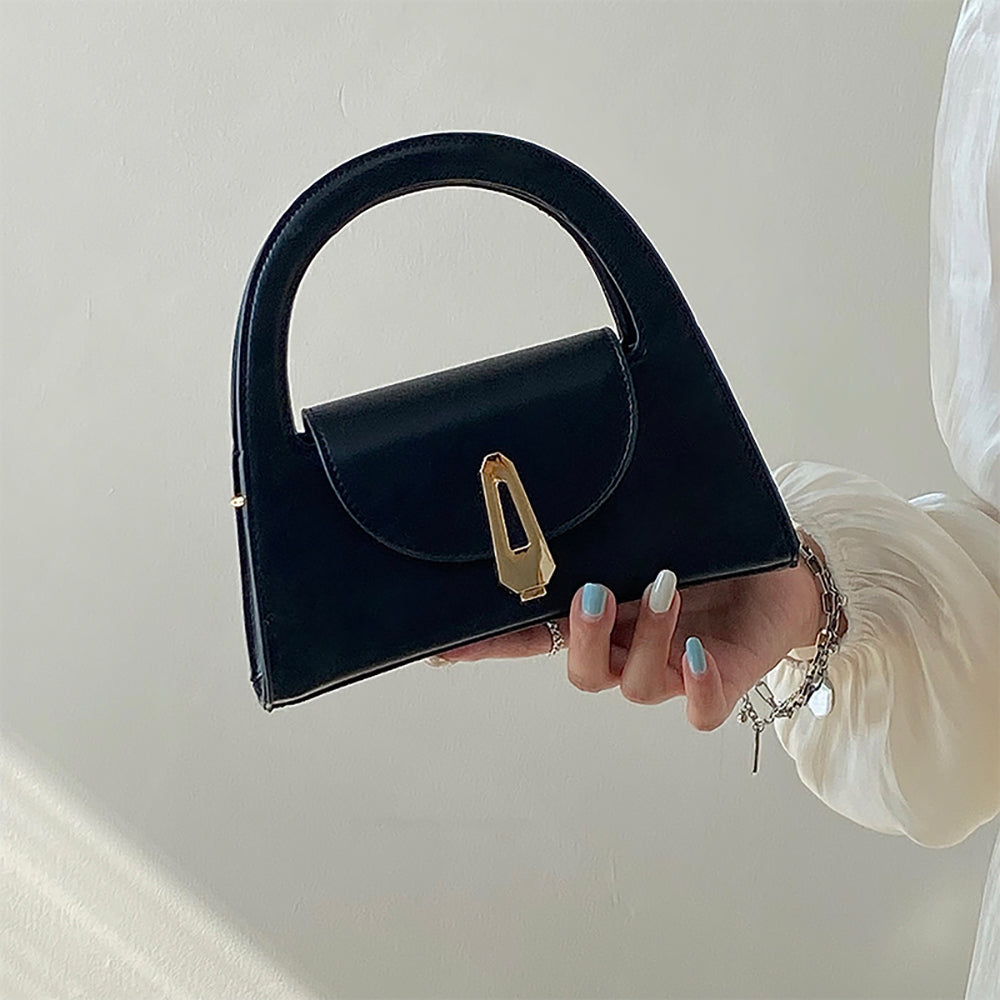 PU Satchel with Applique