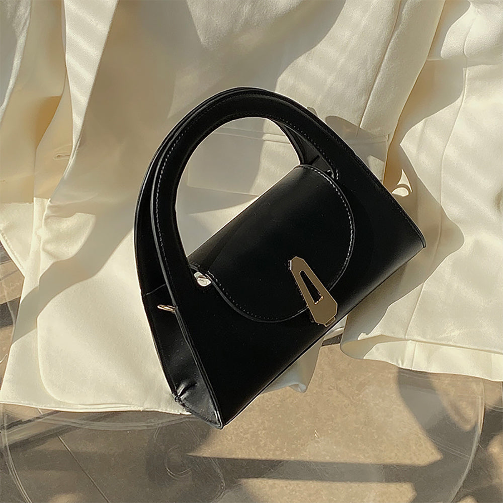 PU Satchel with Applique