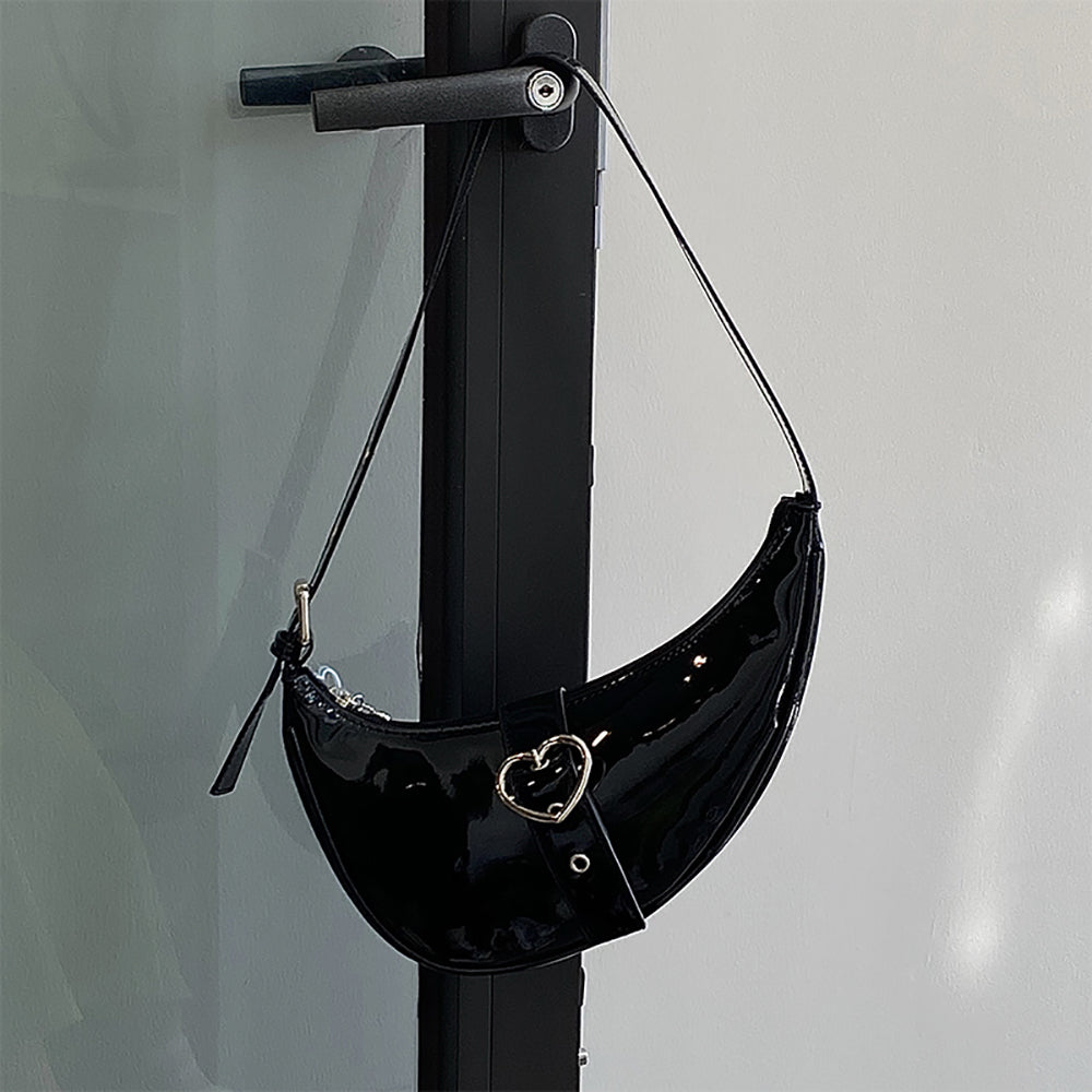 Textured PU Sling Bag with Fringed