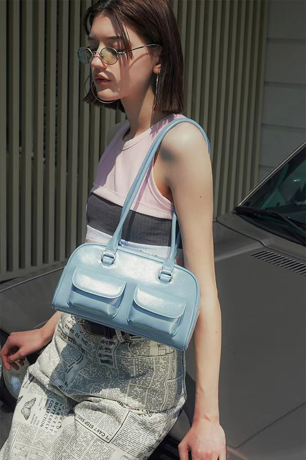 Structured Shoulder Bag