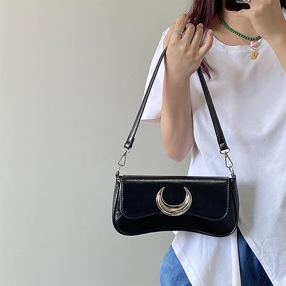 PU Swagger Sling Bag with Applique