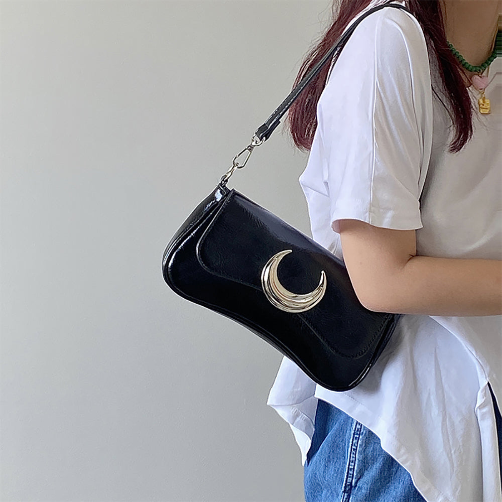 PU Swagger Sling Bag with Applique