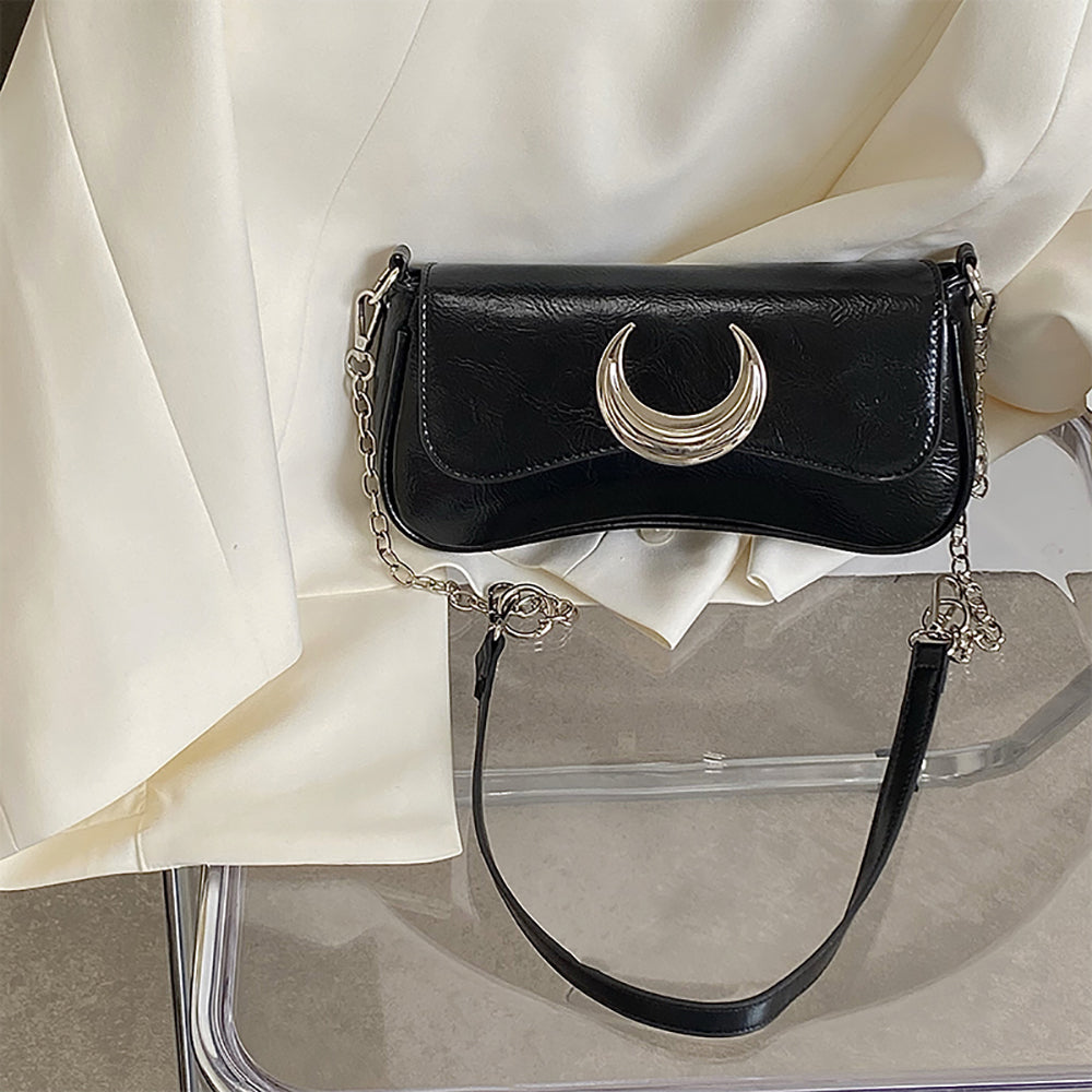 PU Swagger Sling Bag with Applique
