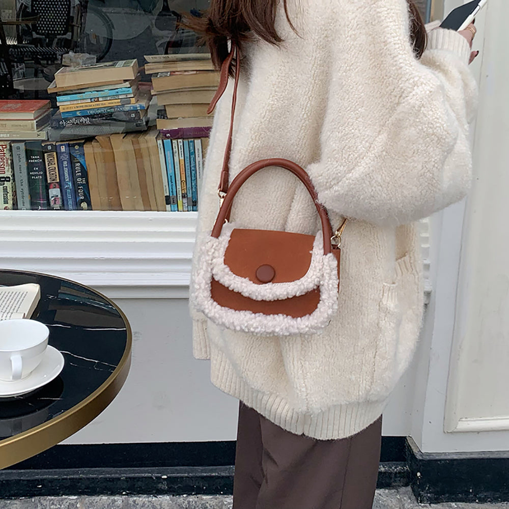Bucket Sling Bag with Applique