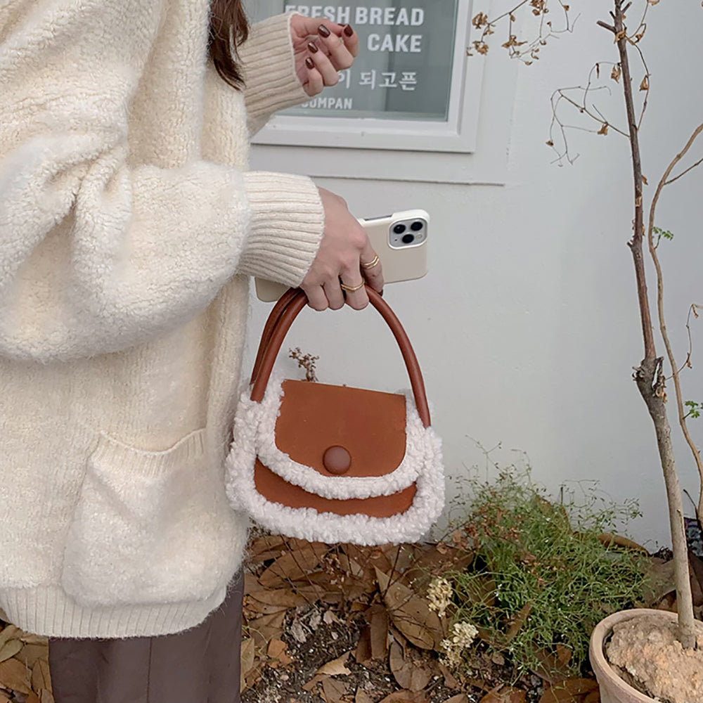 Bucket Sling Bag with Applique
