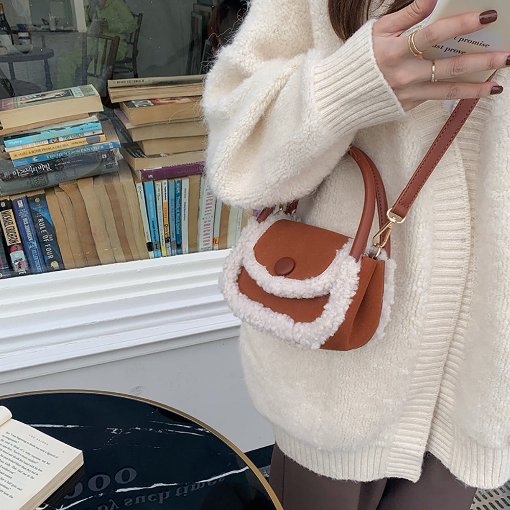 Bucket Sling Bag with Applique