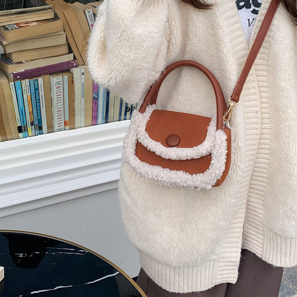 Bucket Sling Bag with Applique