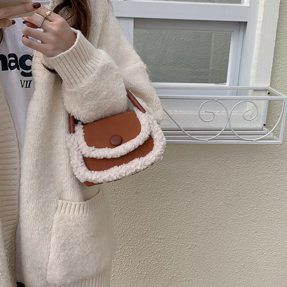 Bucket Sling Bag with Applique