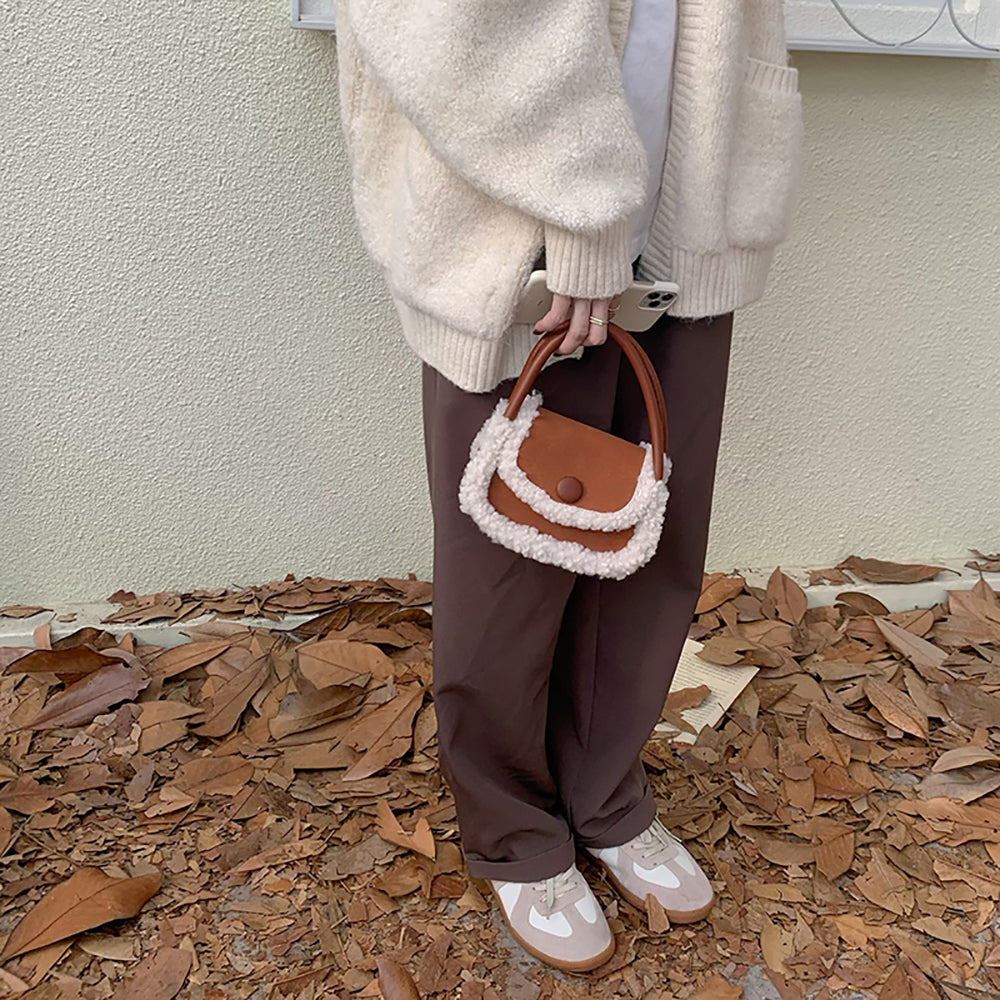 Bucket Sling Bag with Applique