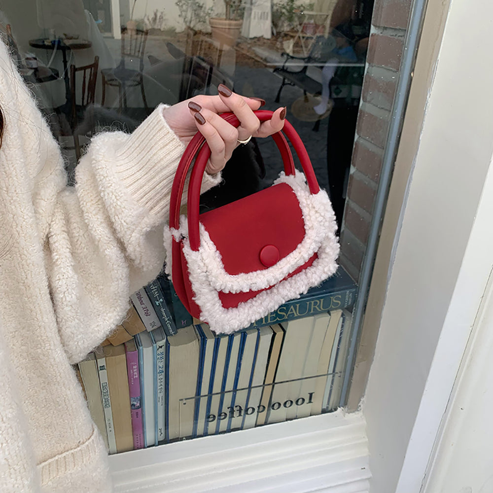 Bucket Sling Bag with Applique
