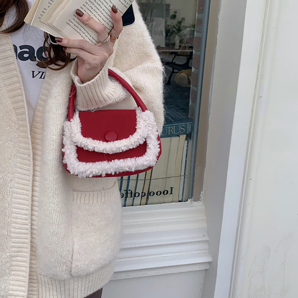 Bucket Sling Bag with Applique