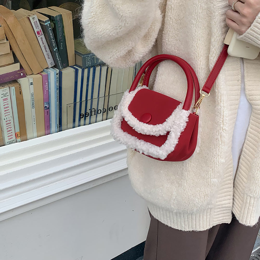 Bucket Sling Bag with Applique
