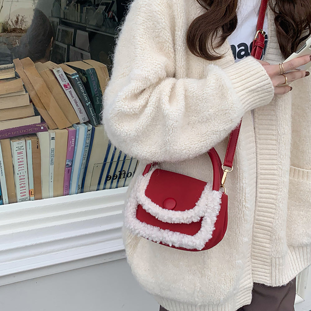 Bucket Sling Bag with Applique