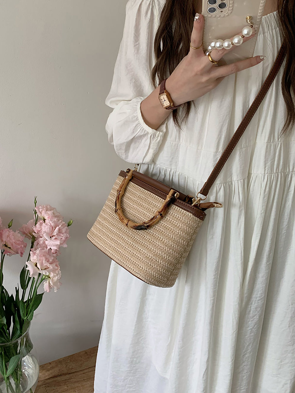 Textured Sling Bag
