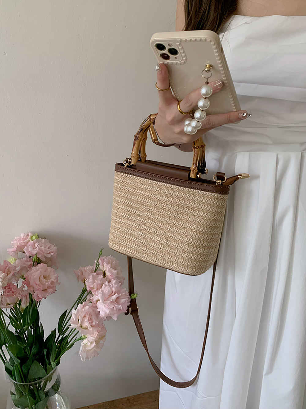 Textured Sling Bag