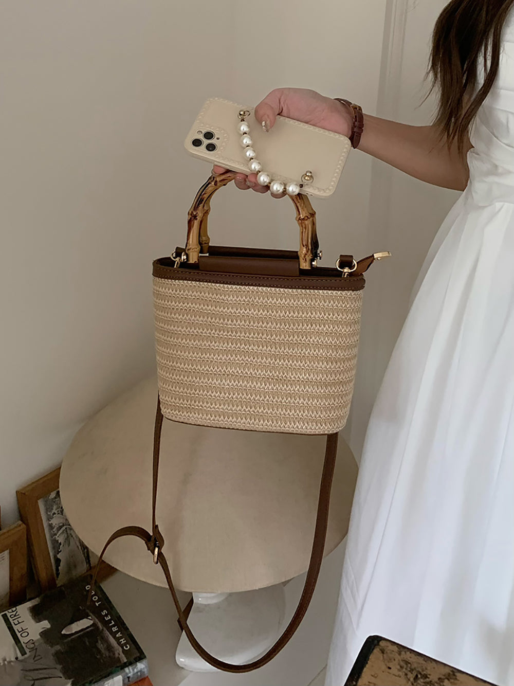 Textured Sling Bag