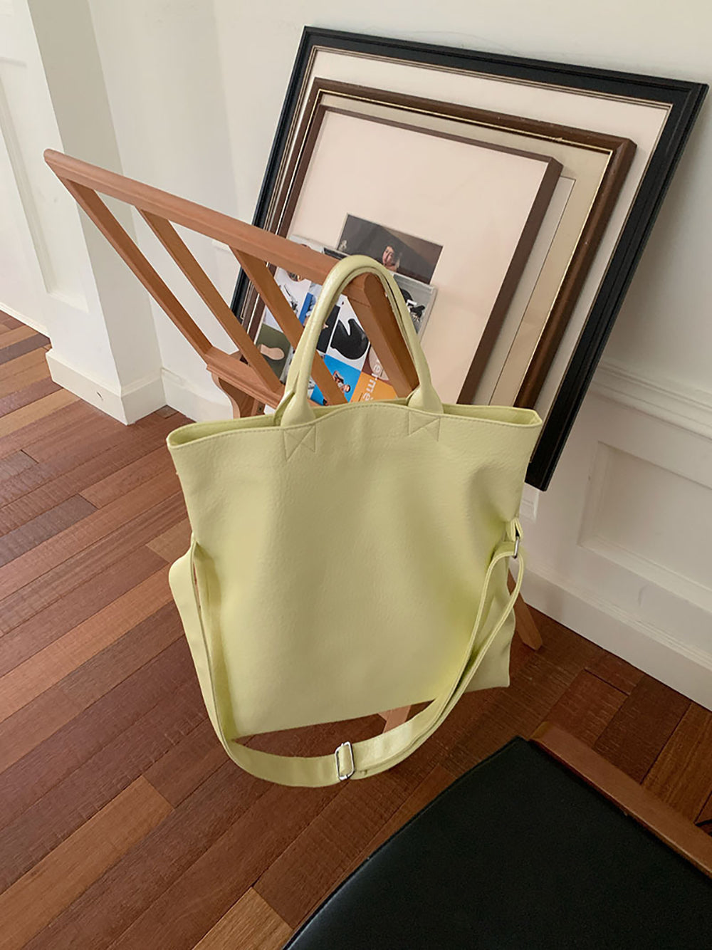 Oversized Structured Handheld Bag