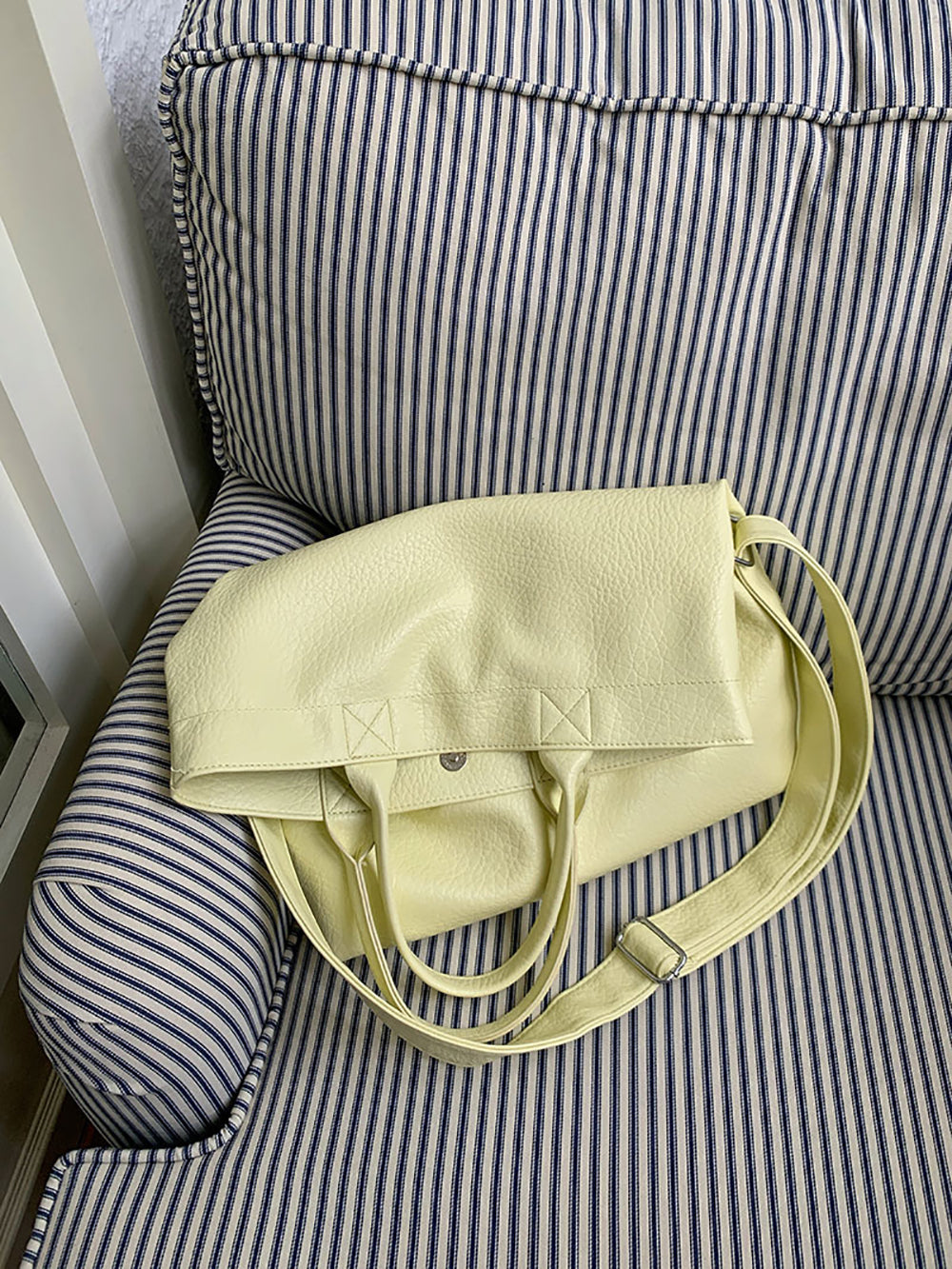Oversized Structured Handheld Bag