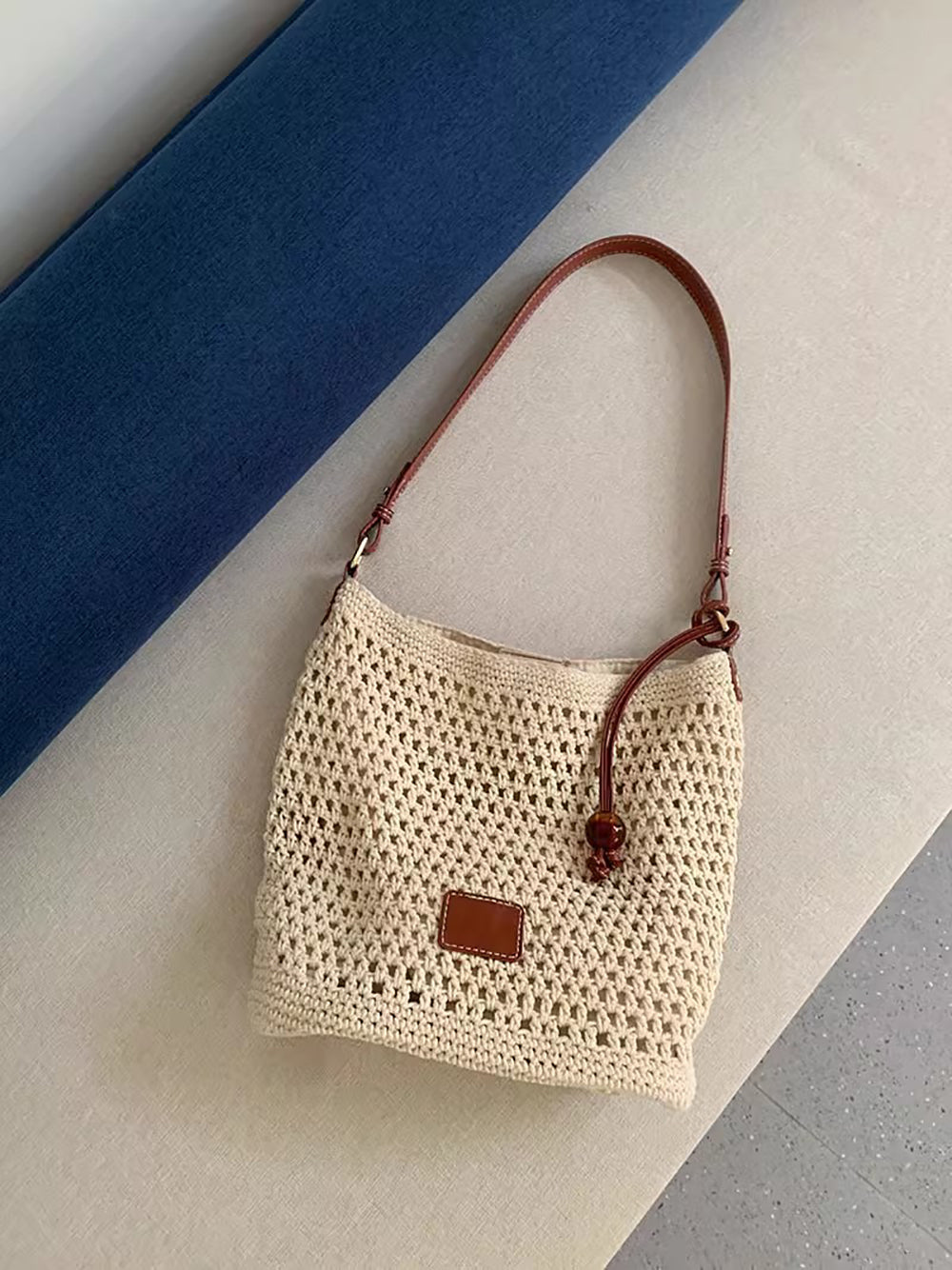 Bucket Satchel with Applique