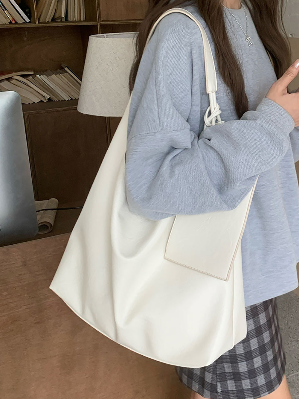 PU Shopper Handheld Bag