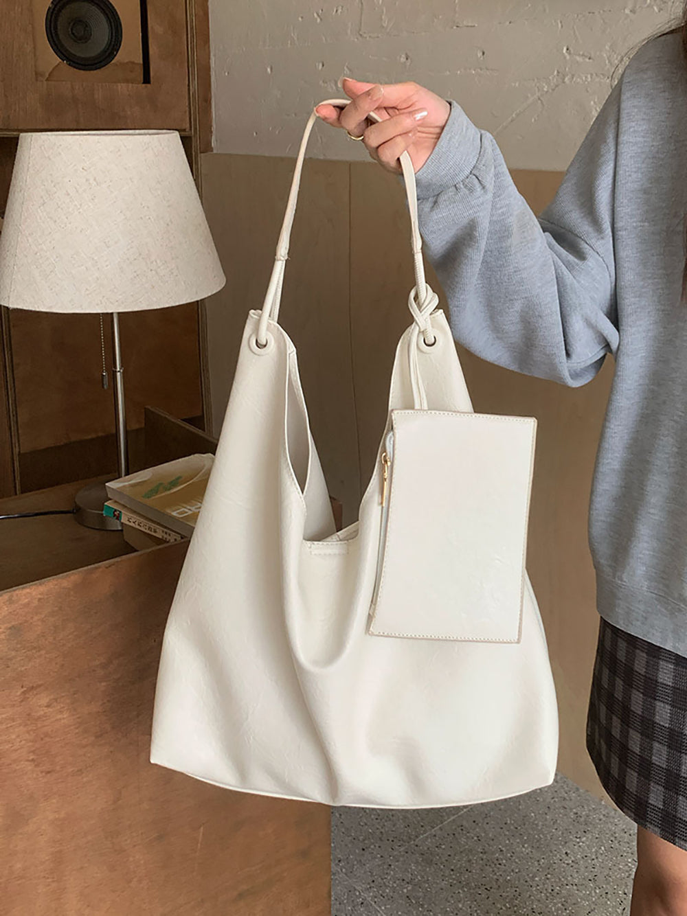 PU Shopper Handheld Bag