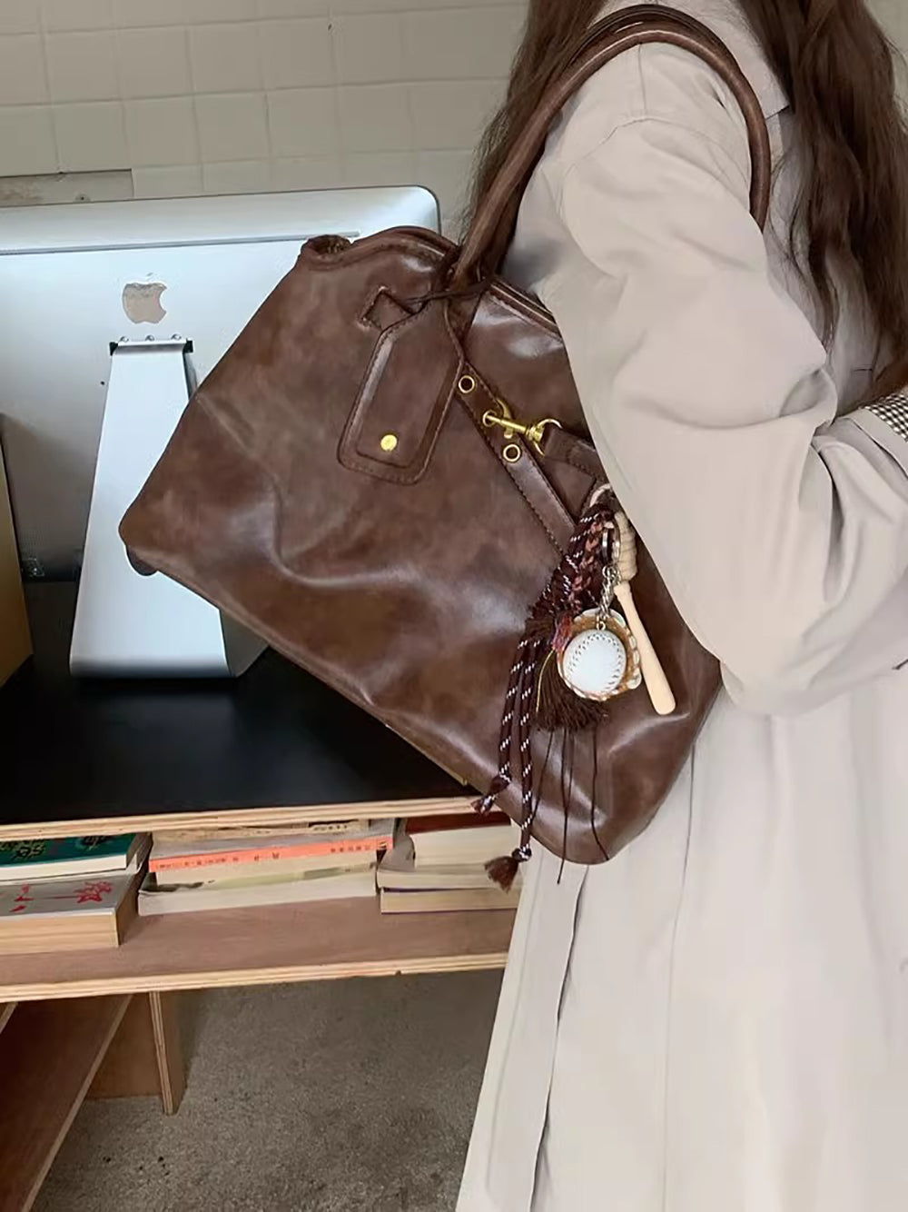 PU Swagger Sling Bag