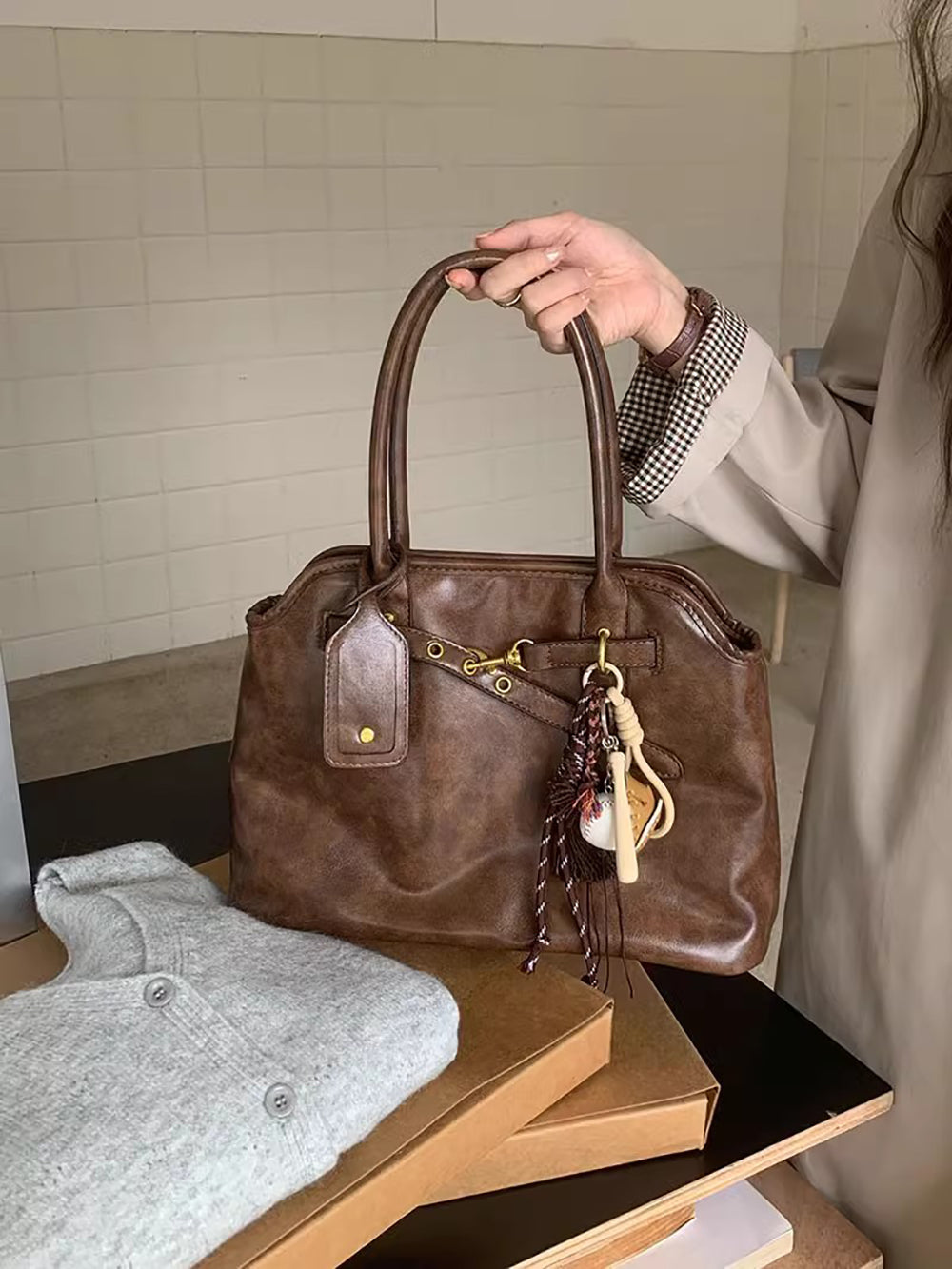 PU Swagger Sling Bag