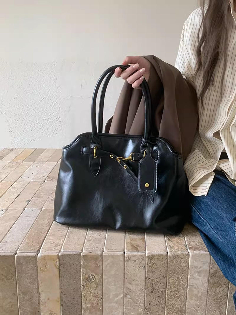 PU Swagger Sling Bag