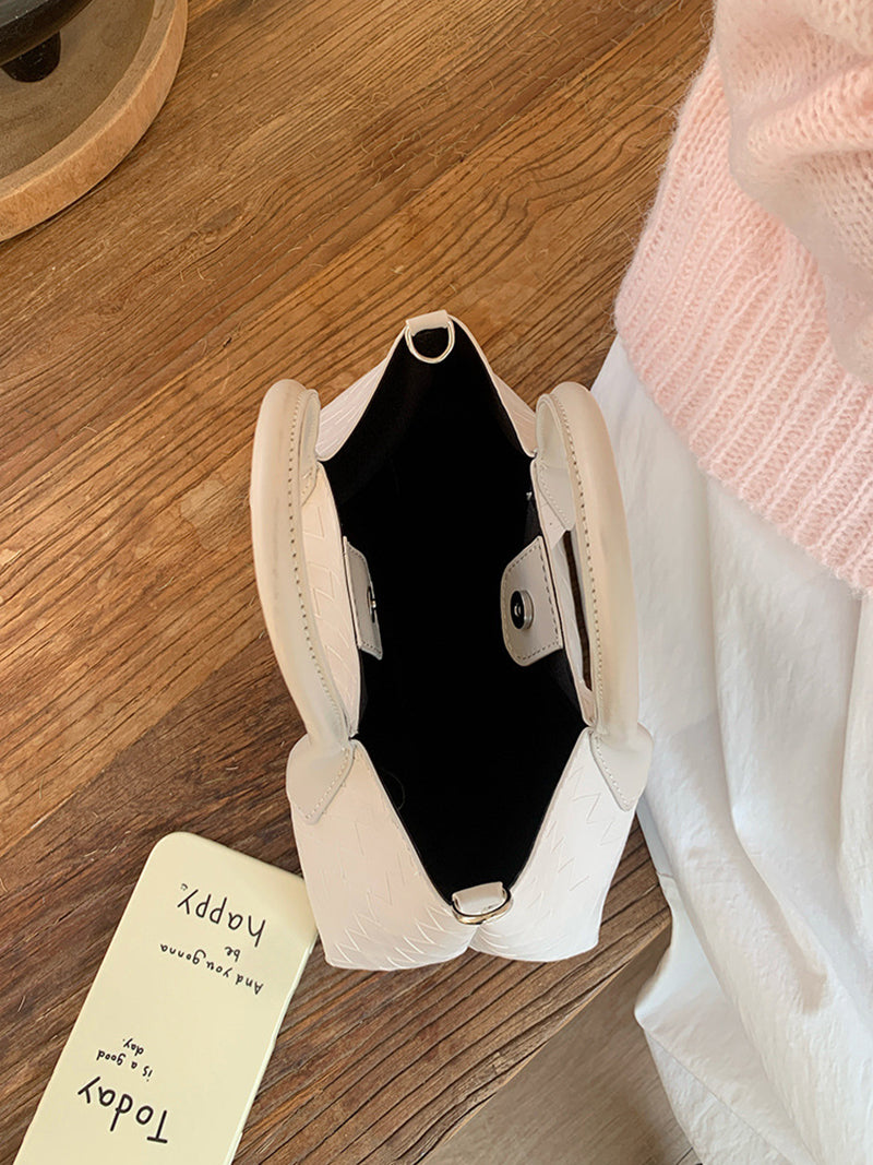 Textured PU Structured Handheld Bag