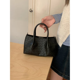 Textured PU Bucket Handheld Bag
