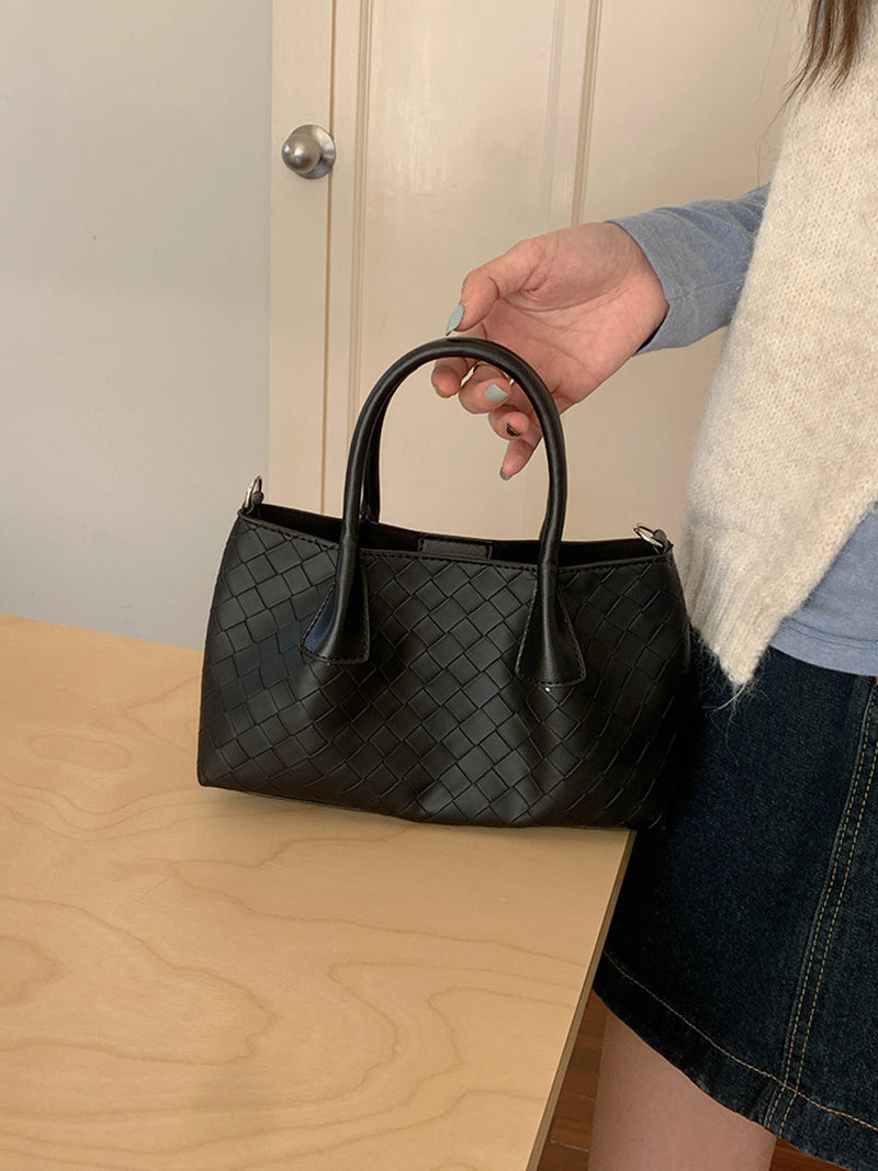 Textured PU Bucket Handheld Bag