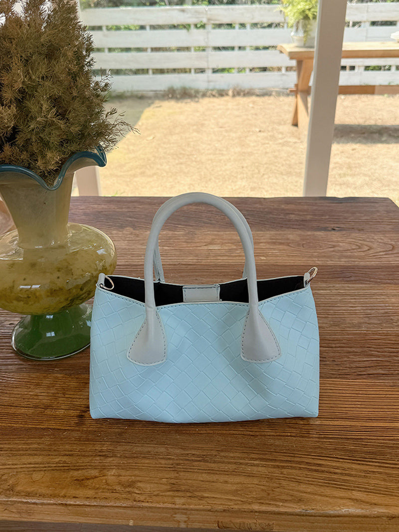 Textured PU Structured Handheld Bag