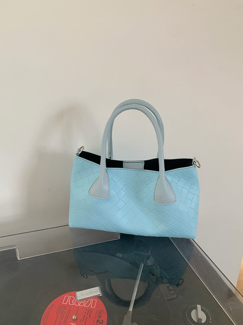 Textured PU Structured Handheld Bag