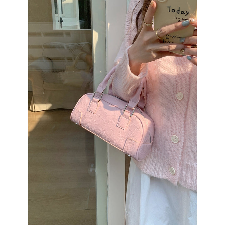 Textured PU Bowling Handheld Bag