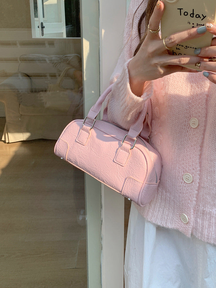 Textured PU Bowling Handheld Bag