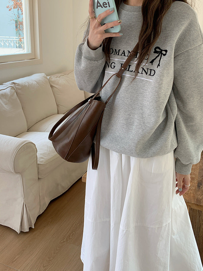 PU Bucket Shoulder Bag